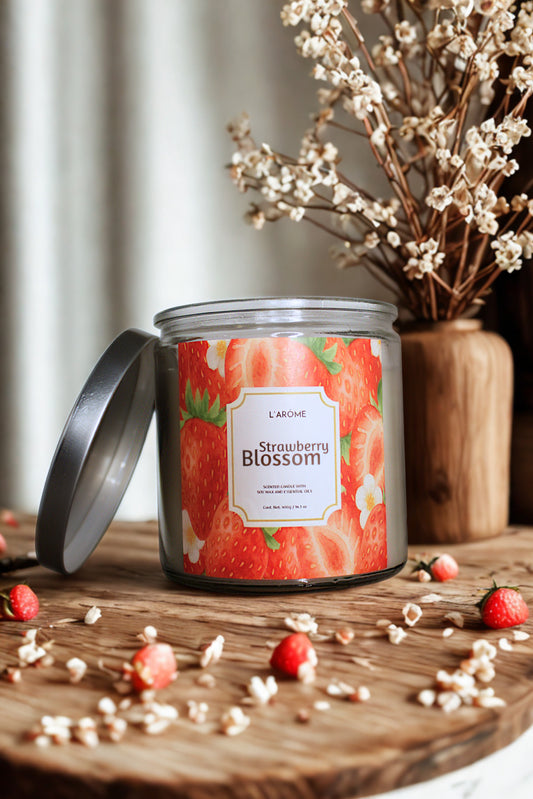 Vela aromática L'arôme - Strawberry Blossom