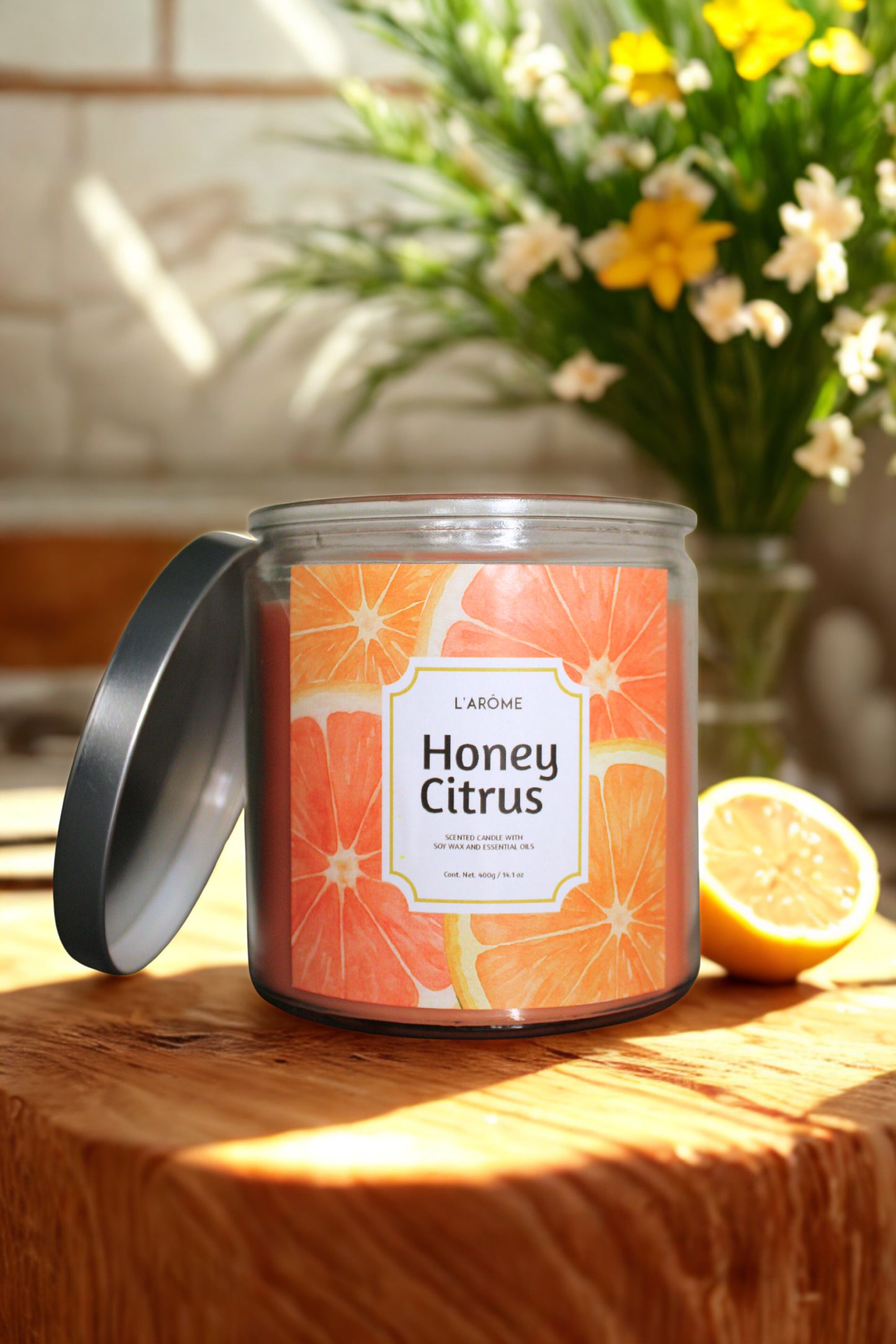 Vela aromática L'arôme - Honey CItrus